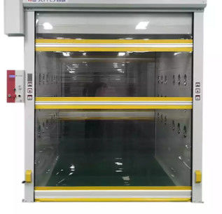 Αντίσταση στον άνεμο Αλουμινίου διατομεακή πόρτα με μονο / διπλό στρώμα φύλλο υψηλής ποιότητας Ηλεκτρική βιομηχανική κράμα αλουμινίου