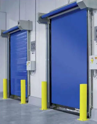 Τραβηγμένες πόρτες με γρήγορη κυλίνδρους από PVC υψηλής ταχύτητας 3 φάσης 380V