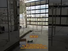 Ανερόστεγη πόρτα γκαράζ από κράμα αλουμινίου με γυάλινα πάνελ