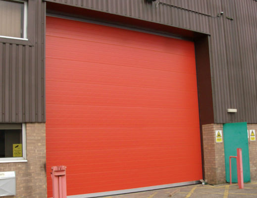 Ανυψωτική πόρτα Standard Perspective Συρόμενη πόρτα υψηλής ταχύτητας 42mm Πάνελ βιομηχανικής τομής γκαραζόπορτες