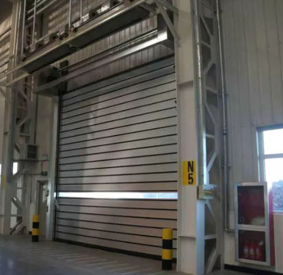  Βιομηχανικές πόρτες παραθυρόφυλλων κυλίνδρων υψηλής ταχύτητας με το ηλεκτρομηχανικό Drive