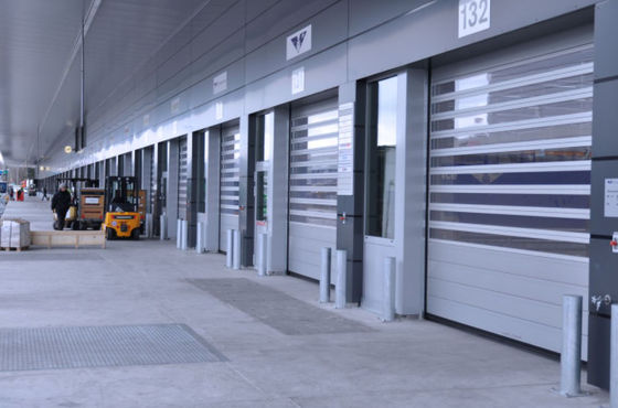  Βιομηχανικές πόρτες παραθυρόφυλλων κυλίνδρων υψηλής ταχύτητας με το ηλεκτρομηχανικό Drive