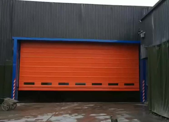 Αυτόματο ύφασμα 2m/S PVC που συσσωρεύει τις γρήγορες πόρτες κυλίνδρων