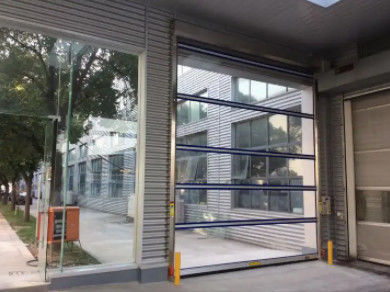 220/230V διαφανής πόρτα γκαράζ, σύγχρονη σταθερή δομή πορτών γκαράζ αργιλίου