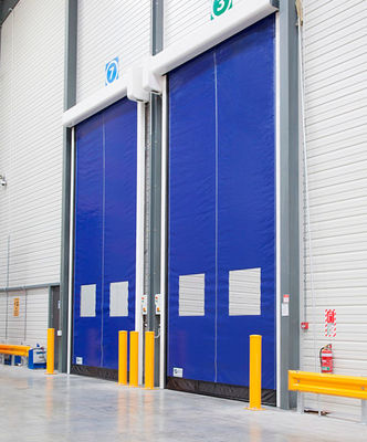 Υψηλής ταχύτητας PVC Roll Up Rapid Shutter Door 304 Ατσάλινη μόνωση Σφραγίδα