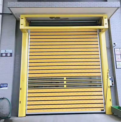 Ελεγχόμενη από PLC σπειροειδή πόρτα με ταχύτητα ανοίγματος και κλεισίματος 0,8m/s με 220V/50HZ