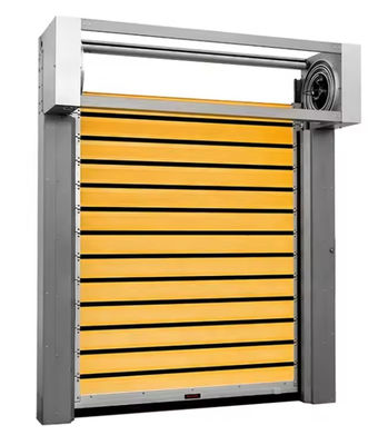 Ελεγχόμενη από PLC σπειροειδής πόρτα με ταχύτητα ανοίγματος και κλεισίματος 0,8m / s Προσαρμοσμένη προηγμένη πόρτα κυλίνδρων γκαράζ