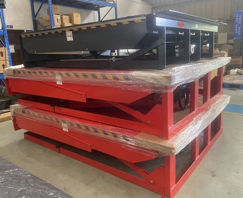 25000-40000LBS χωρητικότητα Ασφαλές εργοστάσιο σχεδιασμού αυτόματη πλάκα αποβάθρας αποβάθρας ορόσημα πόρτες βαρέων υδραυλικών