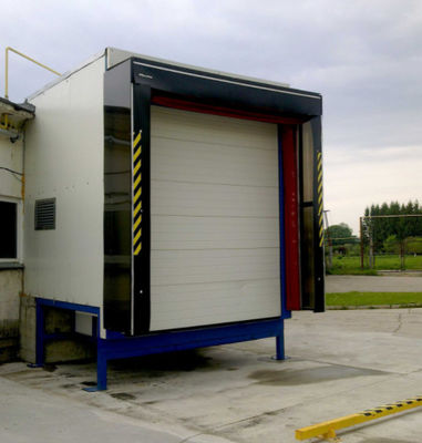 Προσαρμοσμένο αποθήκη PVC κουρτίνα δοχείο Flap retractable θύρα αποβάθρας καταφύγιο