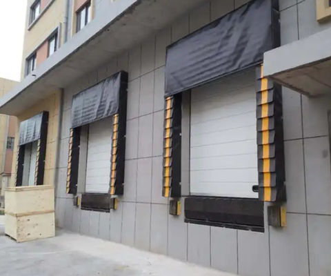 Αποτροπή εξωτερικών απορριμμάτων μαξιλάρι υψηλή φορητότητα βιομηχανική ρυθμιζόμενο φουσκωτό μονωμένο αεροστεγή σφραγισμένη αποβάθρα καταφύγιο για τις εργασίες φόρτωσης