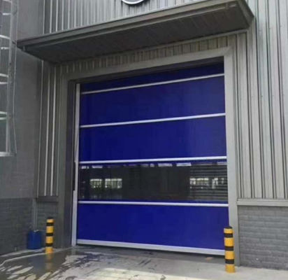 Βιομηχανική υψηλής ταχύτητας PVC Roll Up Rapid Shutter Door 304 υλικό από ανοξείδωτο χάλυβα χαμηλής συντήρησης
