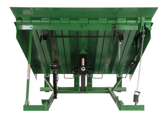 Ελέγχου κουμπιών Dock Door Levelers Εργαστήριο αυτόματη πλάκα αποβάθρας με προσαρμόσιμο μήκος χείλη 25000-40000LBS ασφαλές σχεδιασμό