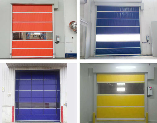 Υψηλής ταχύτητας PVC Roll Up Rapid Shutter Door 304 από ανοξείδωτο χάλυβα