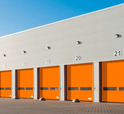 Προσαρμοσμένο υψηλής ταχύτητας PVC Roll Up Rapid Shutter Zipper Door 304 από ανοξείδωτο χάλυβα για ασφάλεια