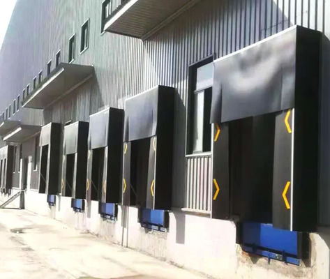 Σταθερό ρυθμιζόμενο σύστημα φόρτωσης Καταφύγιο πόρτας αποβάθρας με γαλβανισμένο στρώμα χάλυβα και σταθερό ανθεκτικό στη φθορά ύφασμα