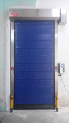 Προσαρμοσμένη υψηλής ταχύτητας PVC Roll Up Rapid Shutter Door 304 υλικό από ανοξείδωτο χάλυβα για βελτιωμένες επιχειρηματικές επιδόσεις
