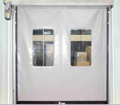 Προσαρμοσμένη υψηλής ταχύτητας PVC Roll Up Rapid Shutter Door 304 υλικό από ανοξείδωτο χάλυβα για βελτιωμένες επιχειρηματικές επιδόσεις