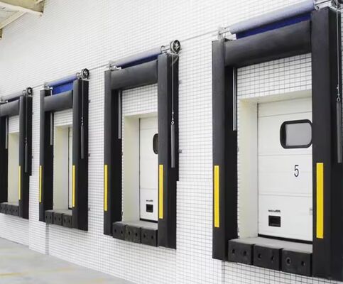 Σύγχρονο Βιομηχανικό Έξυπνο Σύστημα Φόρτωσης, στέγαστρο θυρών αποβάθρας που προσφέρει ρυθμιζόμενη εφαρμογή και ανθεκτική κατασκευή για προστασία της αποβάθρας