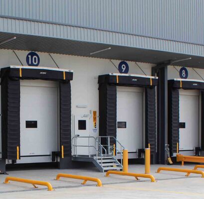 OEM Wholesale Βιομηχανικό στυλ Εξωτερικό Αδιάβροχο Υψηλή ανθεκτικότητα Ρυθμιστό σύστημα φόρτωσης Καταφύγιο πόρτας αποβάθρας Προσαρμοσμένο χρώμα