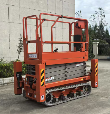 4M 6M 8M 10M 12M 14M Warehouse Electric Lifter 220V 380V Electric Articulating Boom Lift Θερμοκρασία λειτουργίας μείον 10 Κελσίου έως 40 Κελσίου