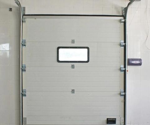 Πίνακας 40mm / 50mm Τομεακή πόρτα οροφής Τομεακές πόρτες γκαράζ Αντί σπάσιμος χονδρική εξωτερική βιομηχανική γαλβανισμένη