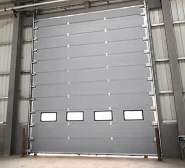 Το εγχειρίδιο λειτουργεί το μονωμένο τμηματικό ύψος 500mm πορτών με το αντι σπάσιμο ανελκυστήρων αλυσίδων