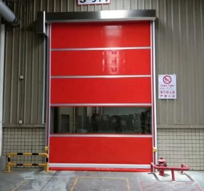 Πόρτα 304 παραθυρόφυλλων ρόλων PVC υψηλής ταχύτητας επάνω γρήγορη υλικό ανοξείδωτου