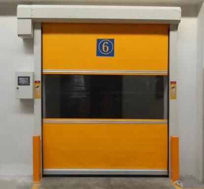 Αυτοματοποίησης PVC γρήγορη κυλίνδρων πορτών γρήγορη πόρτα αποθηκών εμπορευμάτων εργαστηρίων ελέγχου PLC παραθυρόφυλλων ταχύτητας κυλώντας