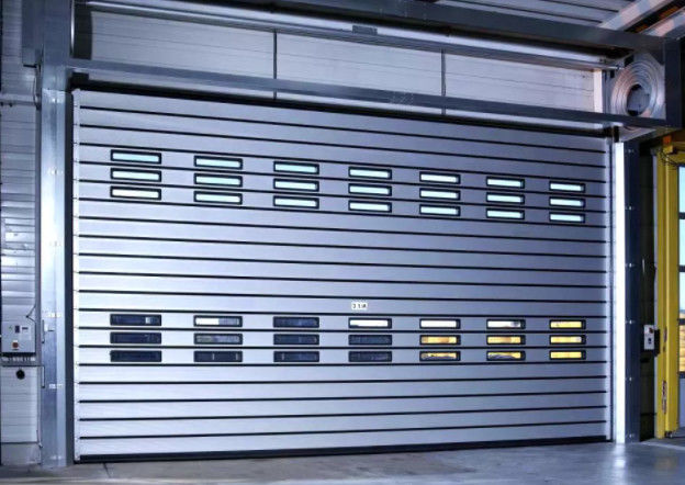 Πύλη σπειροειδής υψηλής ταχύτητας 220mm Αλουμίνιο γρήγορο κλείσιμο