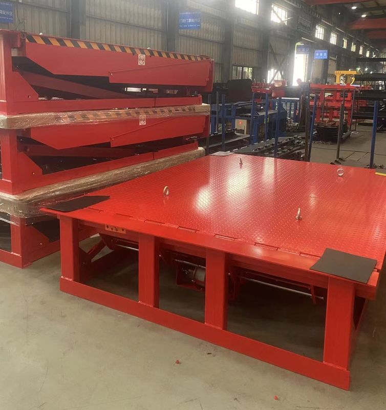 25000-40000LBS χωρητικότητα Ασφαλές εργοστάσιο σχεδιασμού αυτόματη πλάκα αποβάθρας αποβάθρας ορόσημα πόρτες βαρέων υδραυλικών